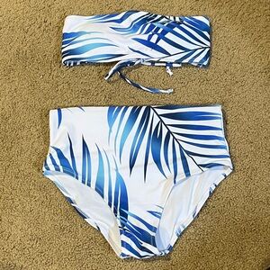 Blue Pattern Bikini